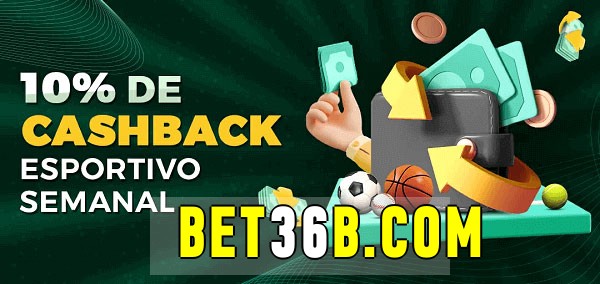 10% de bônus de cashback na bet36 